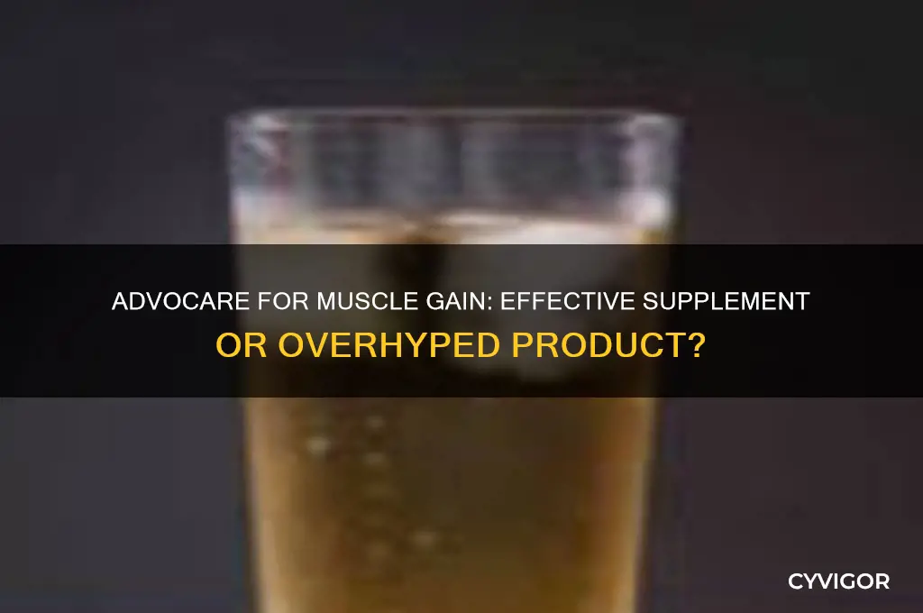 is advocare good for muscle gain