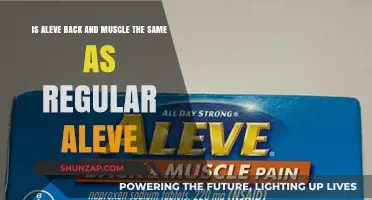 Unveiling the Truth: Aleve Back & Muscle vs. Regular Aleve