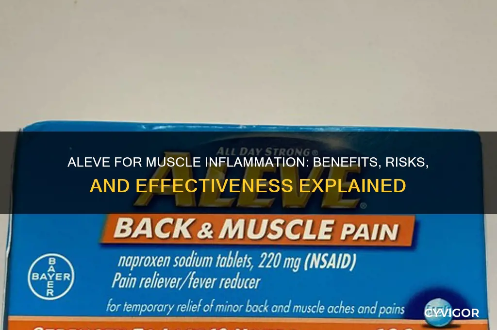 is aleve good for muscle inflammation