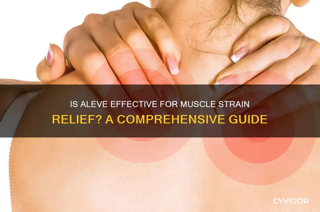 is aleve good for muscle strain