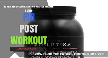 Anti-Inflammatory vs. Muscle Relaxer: Best Post-Workout Recovery Choice?