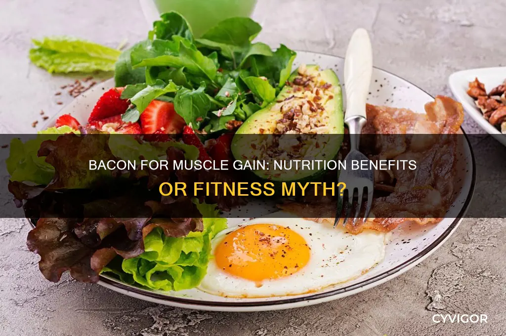 is bacon good for gaining muscle