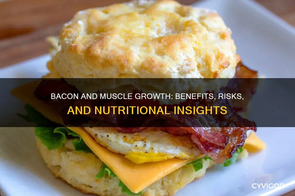 is bacon good for muscle growth