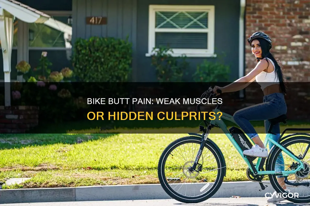 is bike butt pain weak muscles or something else