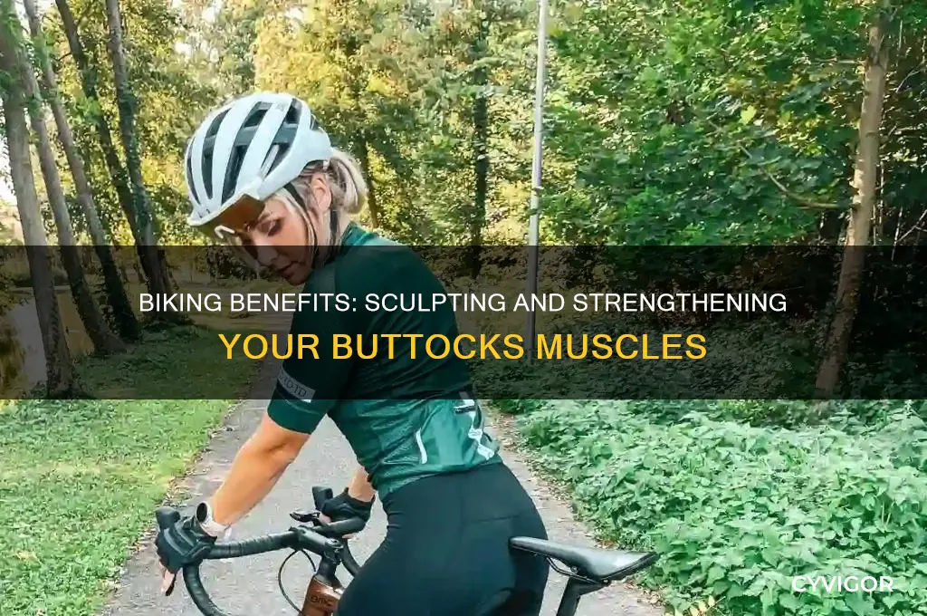 is biking good for buttocks muscle