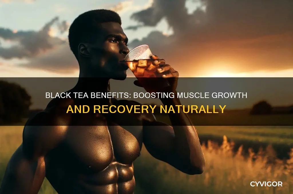 is black tea good for muscle growth