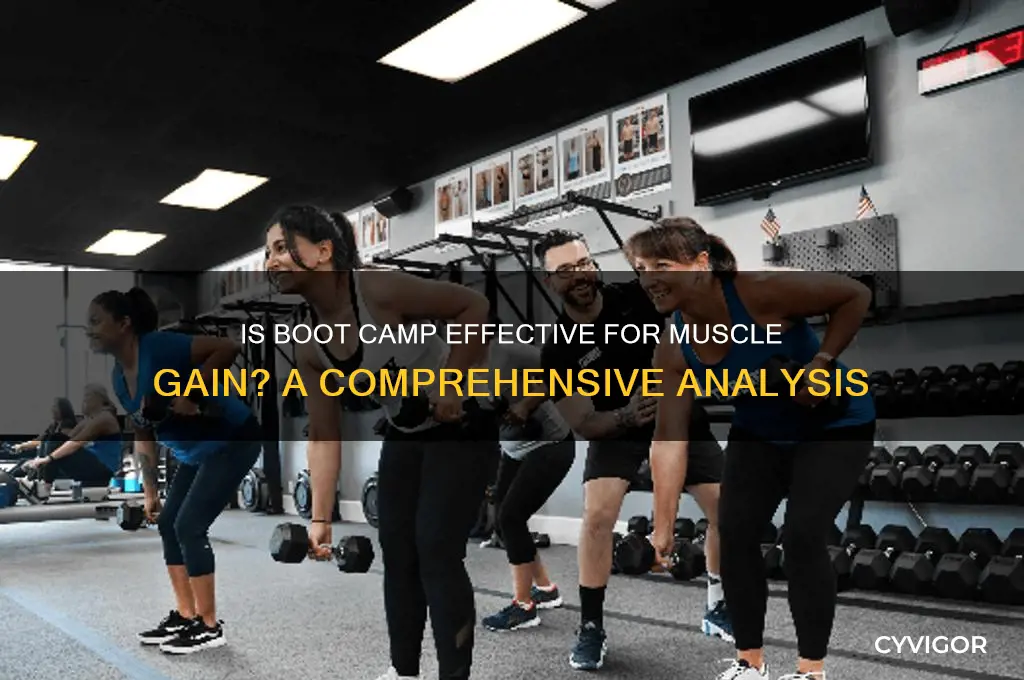 is boot camp good for gaining muscle