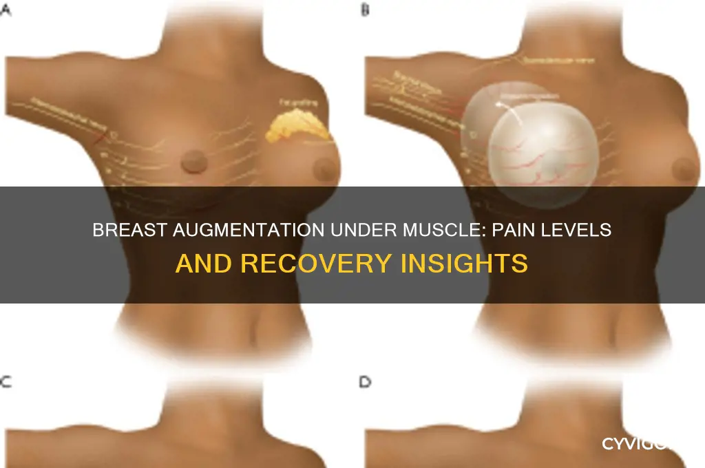 is breast augmentation under the muscle painful