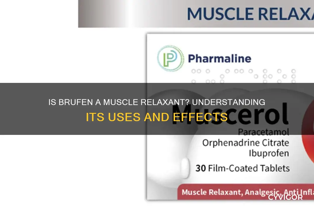 is brufen a muscle relaxant