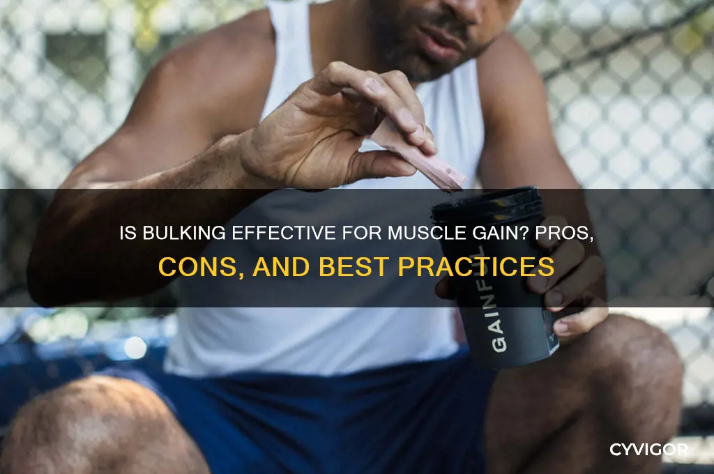 is bulking good for gaining muscle