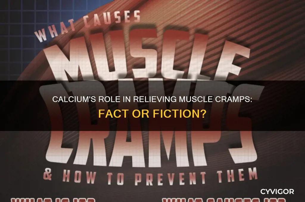 is calcium good for muscle cramps