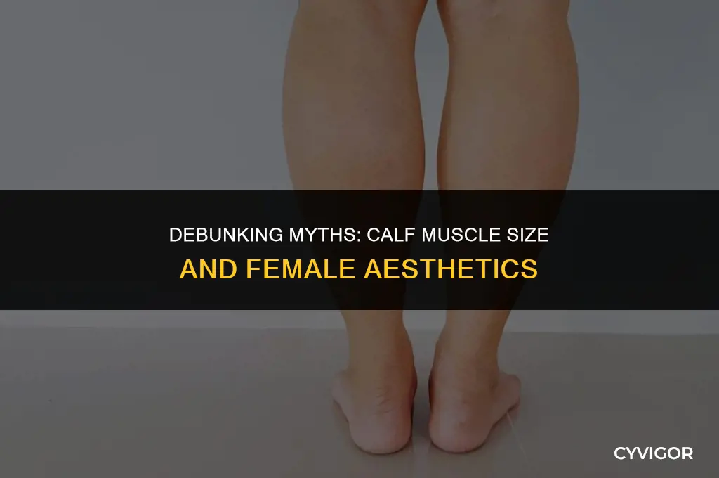 is calf muscle size ugly on girls