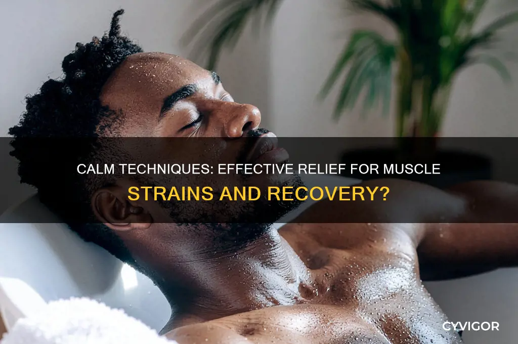 is calm good for muscle strains