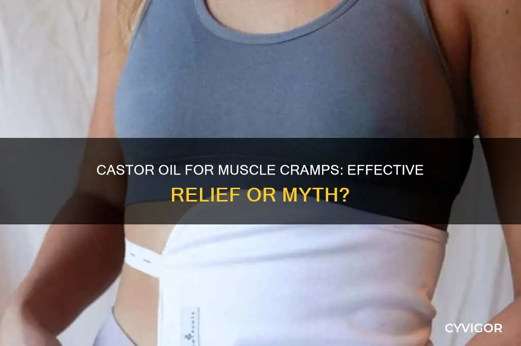 is castor oil good for muscle cramps