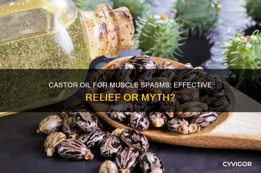 is castor oil good for muscle spasms