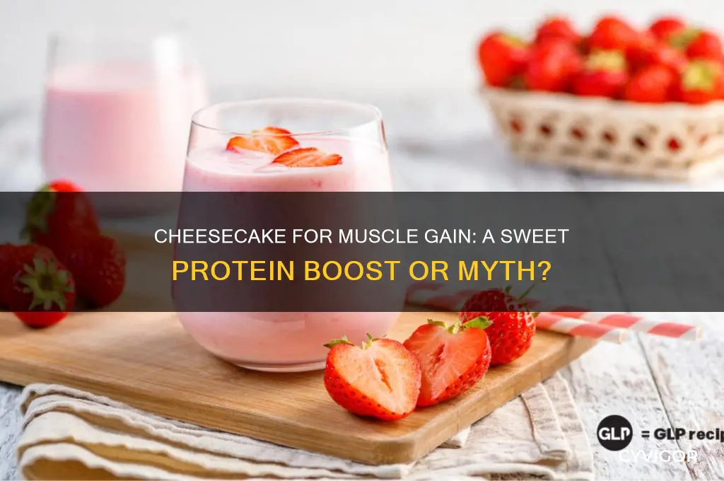 is cheesecake good for muscle gain