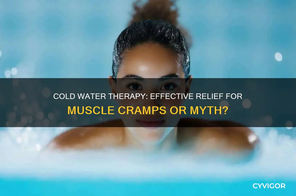 is cold water good for muscle cramps