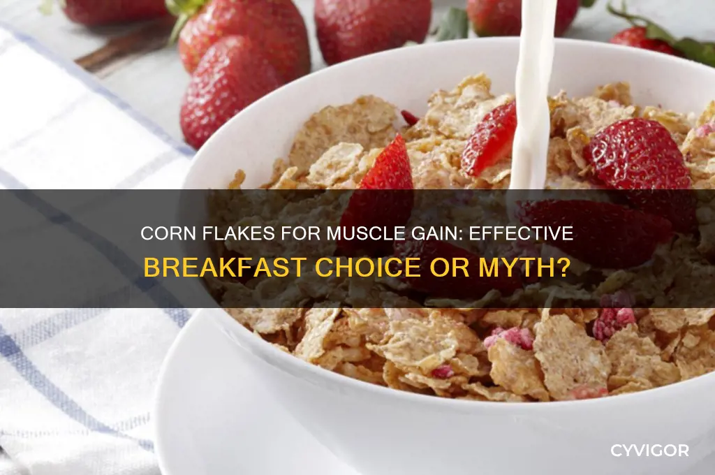 is corn flakes good for muscle gain