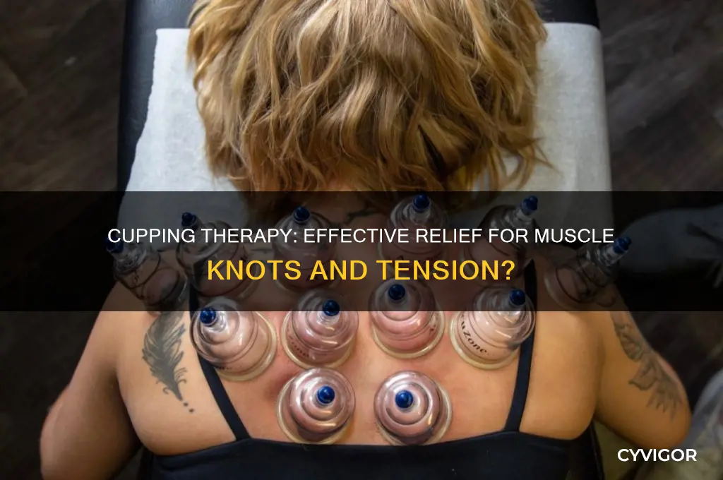 is cupping good for muscle knots