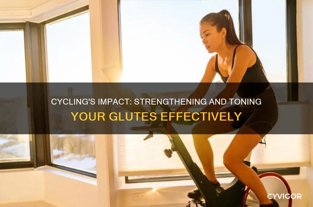 is cycling good for bum muscles