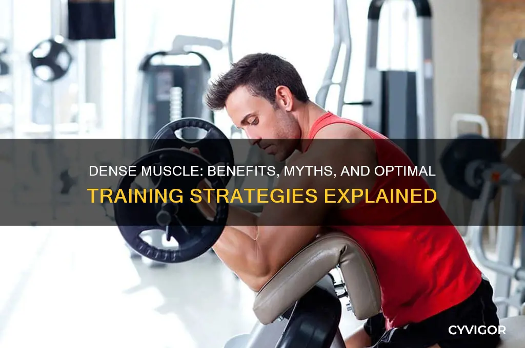 is dense muscle good
