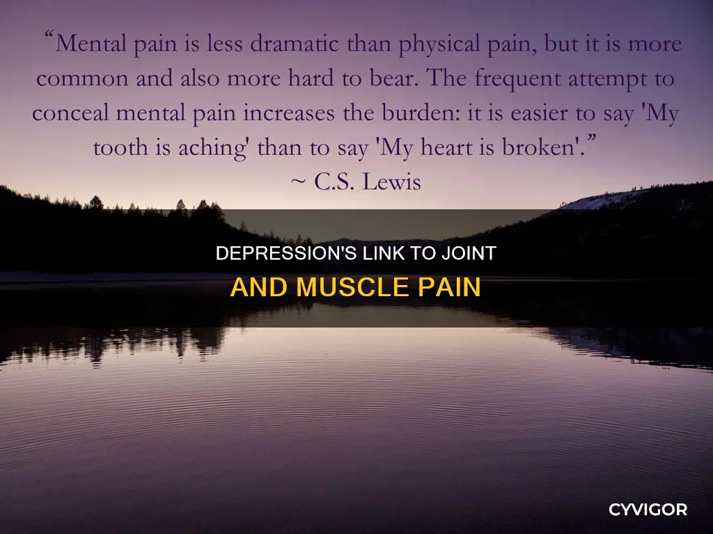 is depression can cause joint and muscle pain