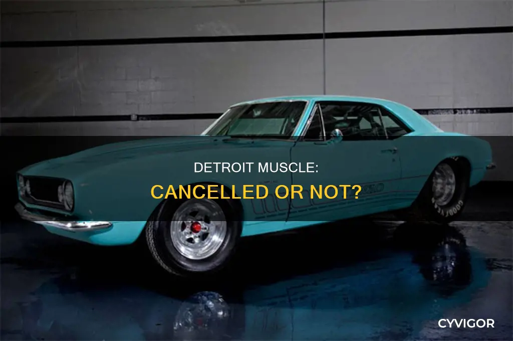 is detroit muscle cancelled