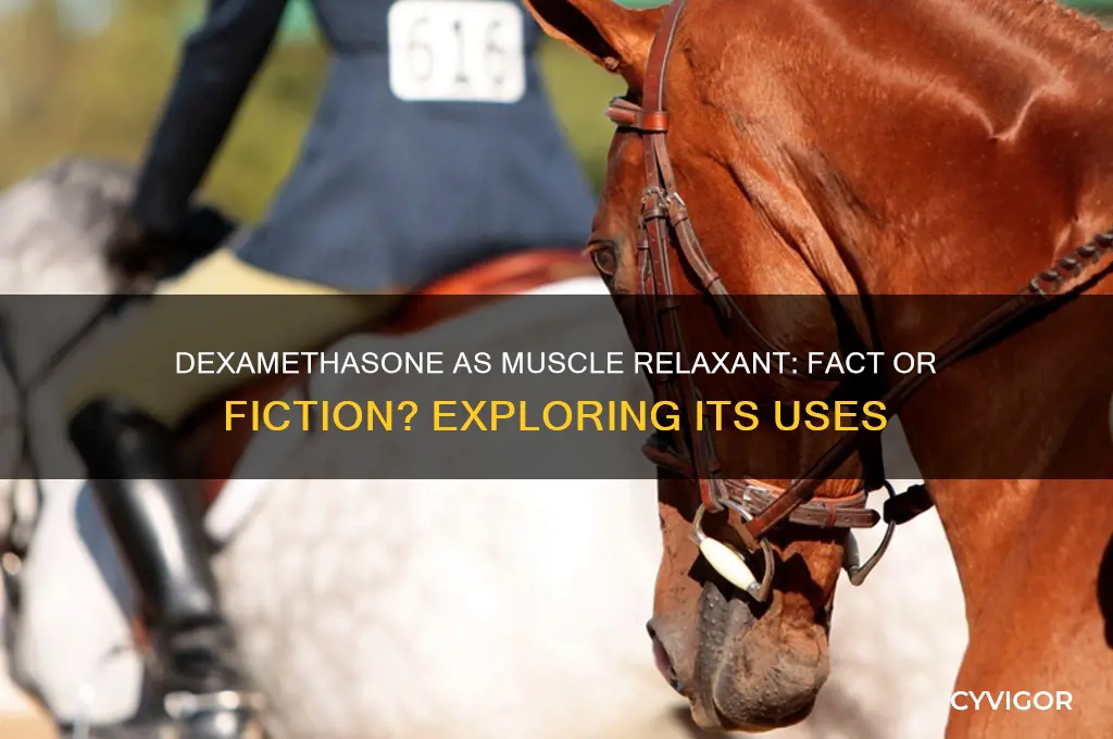 is dexamethasone a muscle relaxant
