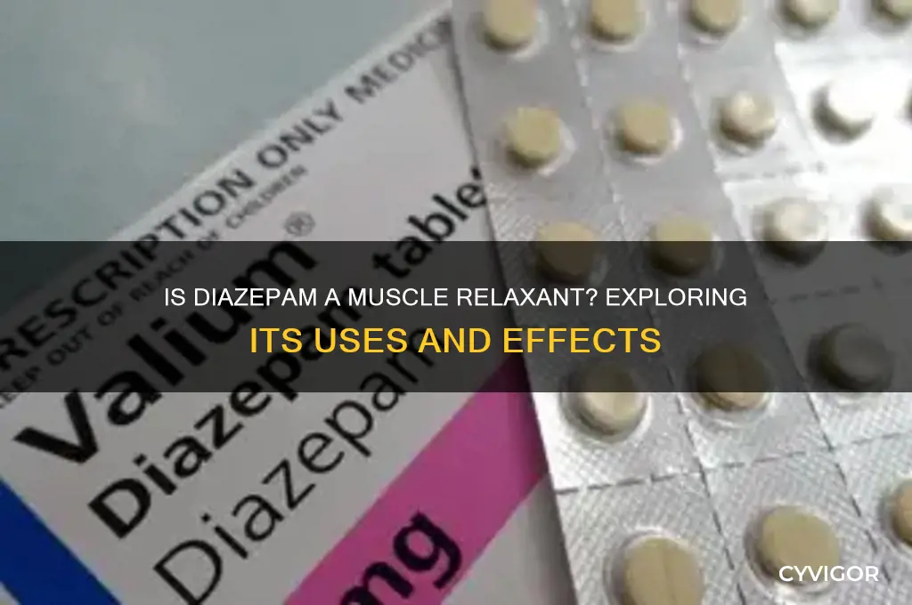 is diazepam a muscle relaxant