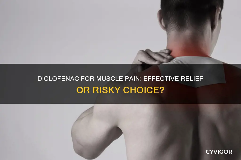 is diclofenac good for sore muscles