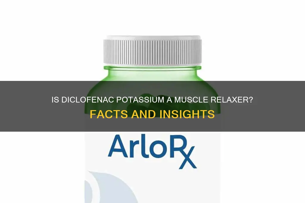 is diclofenac pot a muscle relaxer
