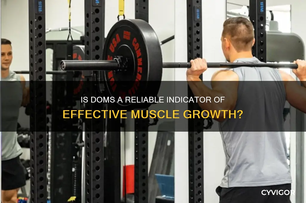 is doms a good sign for muscle growth