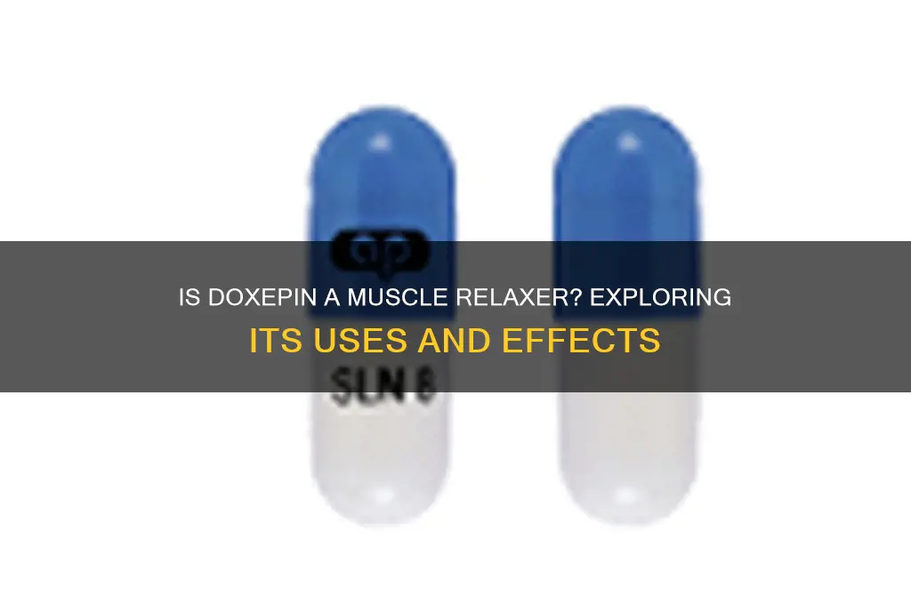 is doxepin a muscle relaxer