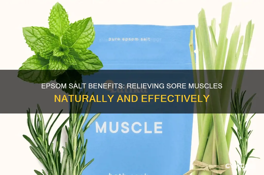is epsom salt good for sore muscles