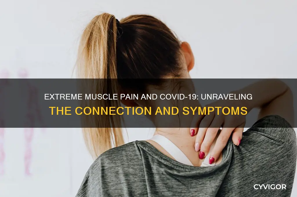 is extreme muscle pain a symptom of covid