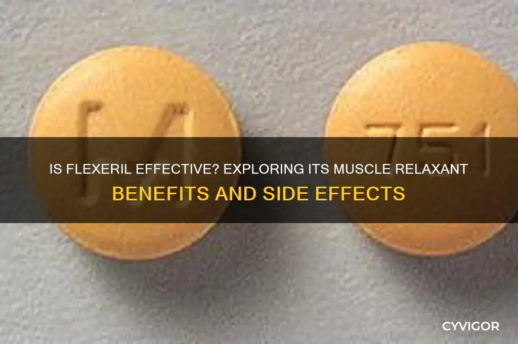 is flexeril a good muscle relaxant