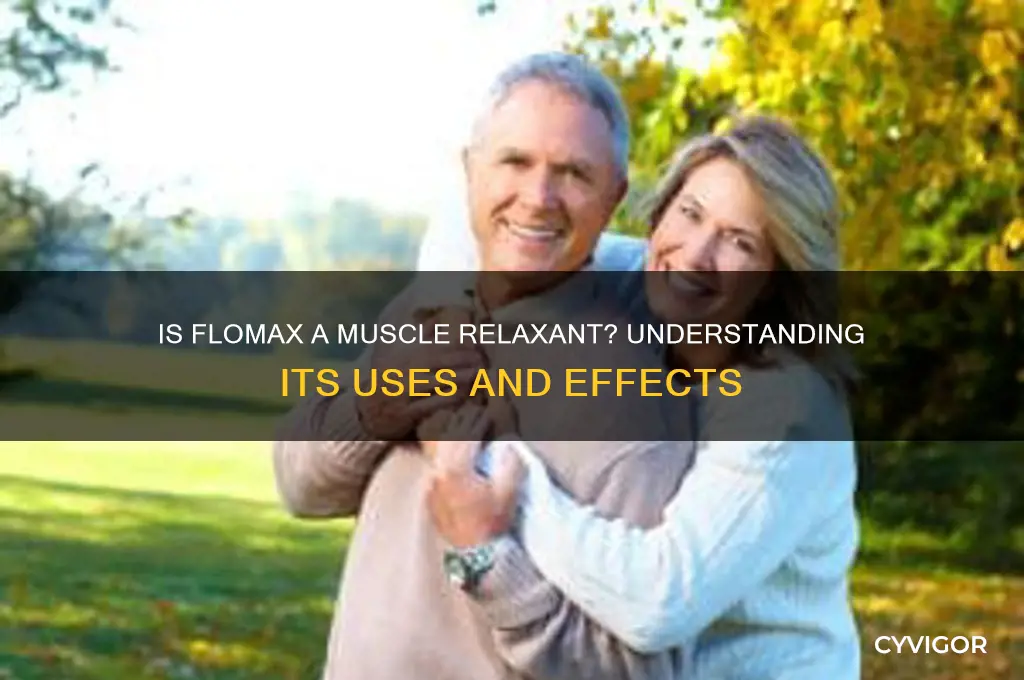 is flomax a muscle relaxant