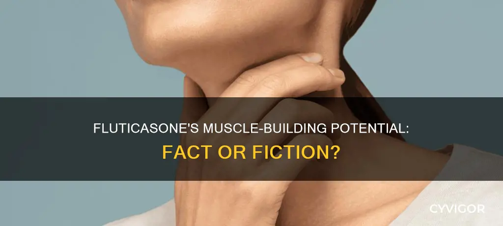is fluticasone promote muscle