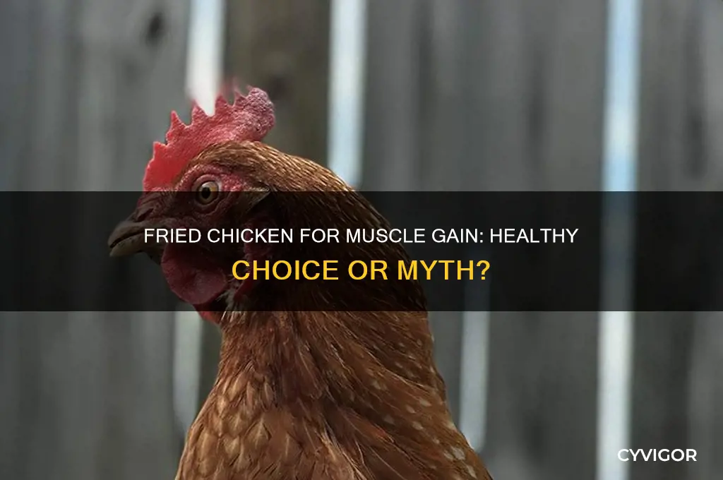 is fried chicken good for muscle gain
