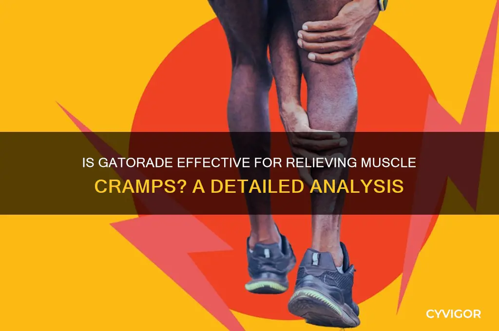 is gatorade good for you for muscle cramps