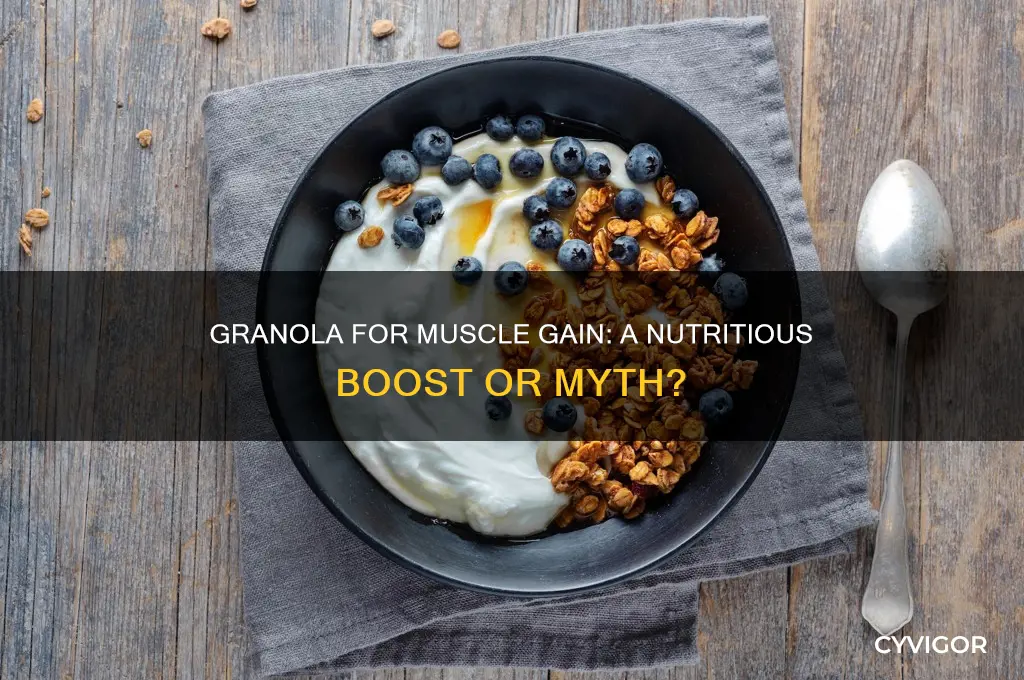 is granola good for muscle gain