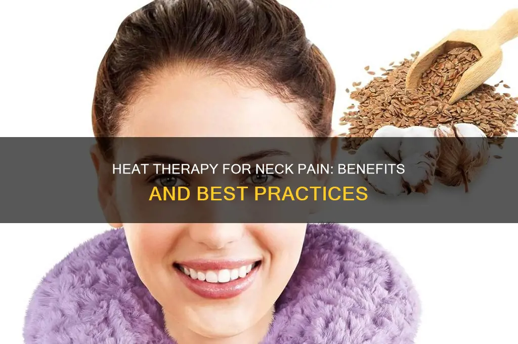 is heat good for sore neck muscles