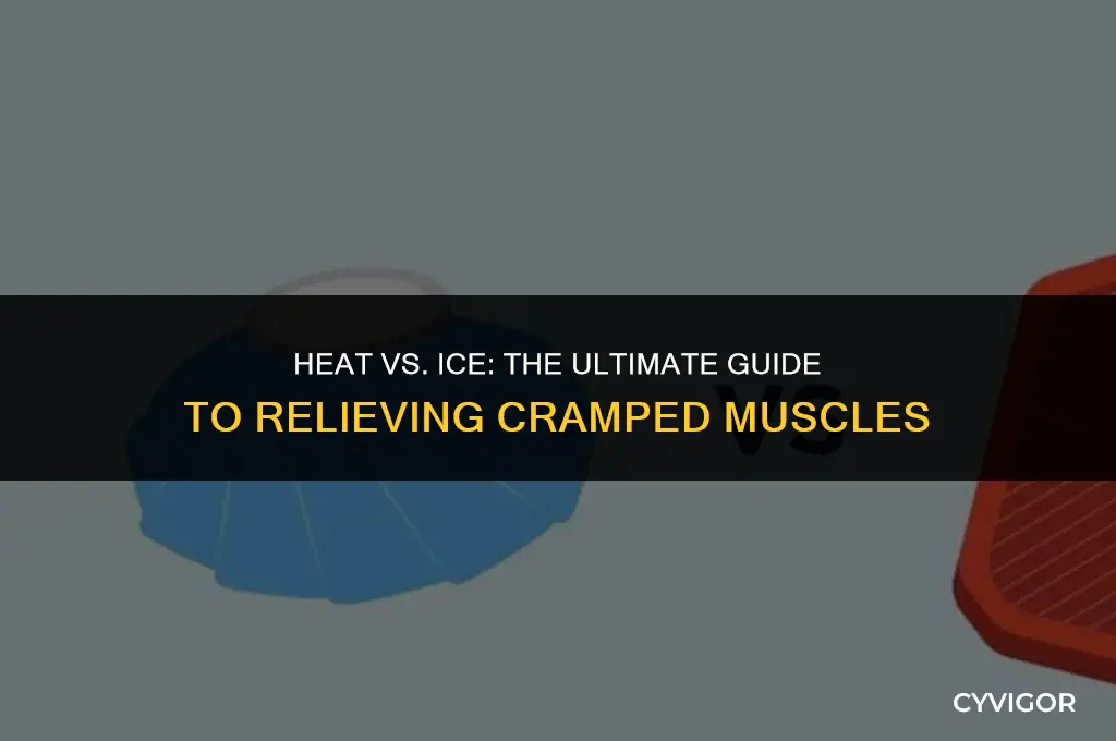 is heat or ice best for cramped muscle
