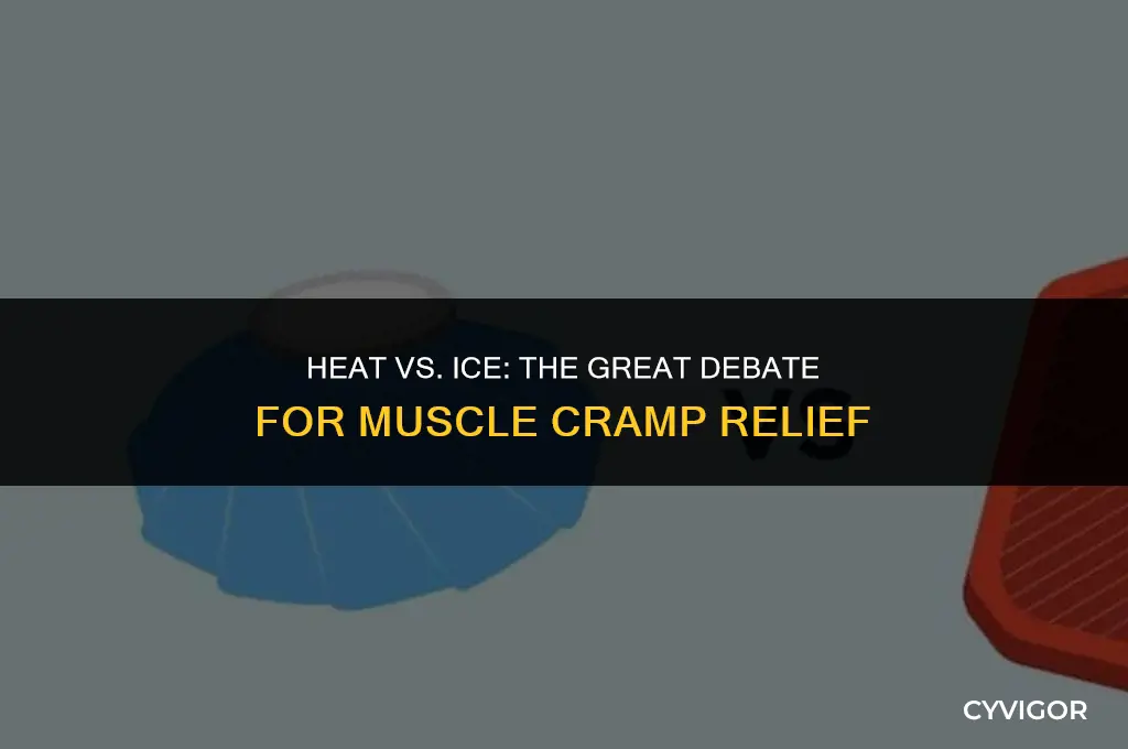 is heat or ice better for muscle cramps