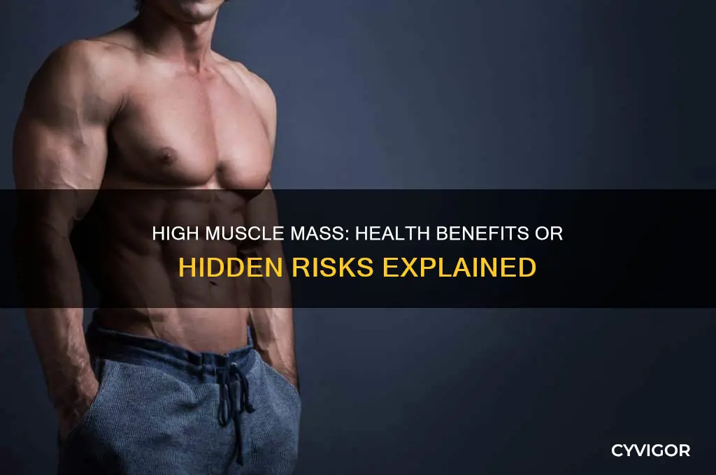 is high muscle mass good or bad