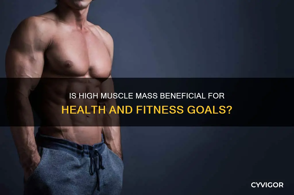 is high muscle mass good