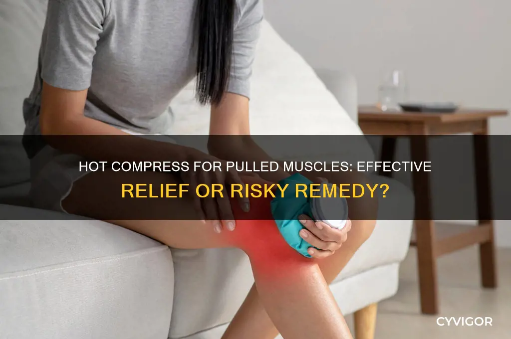 is hot compress good for pulled muscle