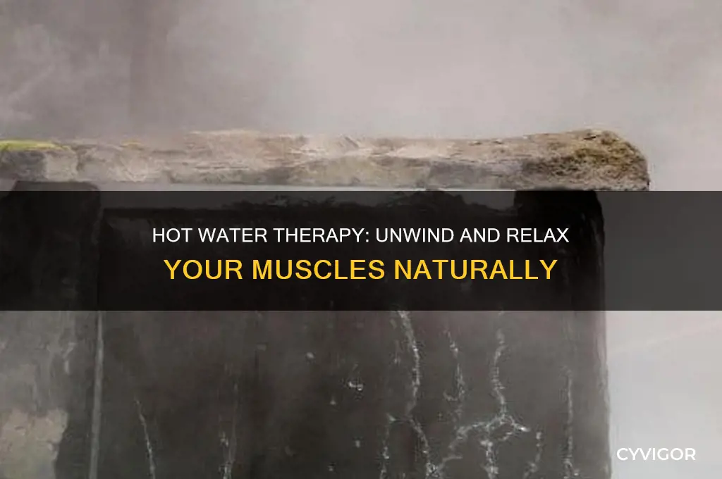 is hot water good for relaxing muscles