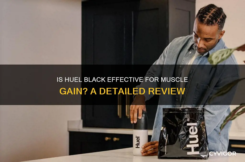 is huel black good for muscle gain
