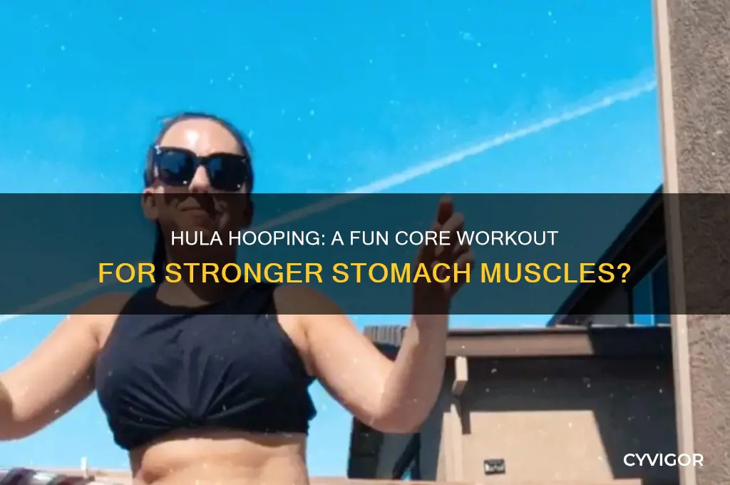 is hula hooping good for your stomach muscles